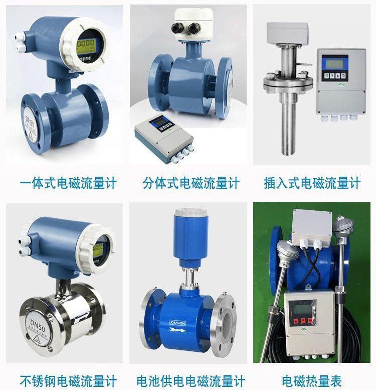 水流量計量表產品分類圖