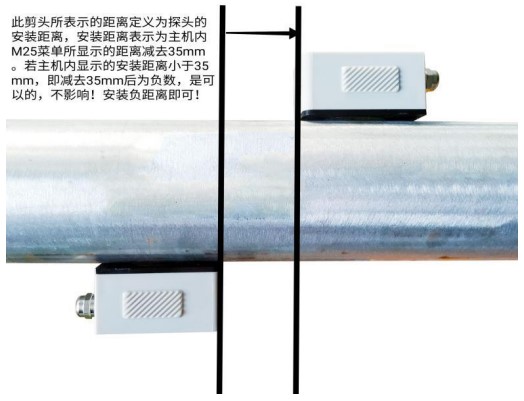 dn100超聲波流量計(jì)安裝距離示意圖