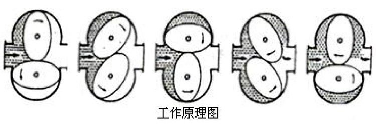 不銹鋼橢圓齒輪流量計(jì)工作原理圖