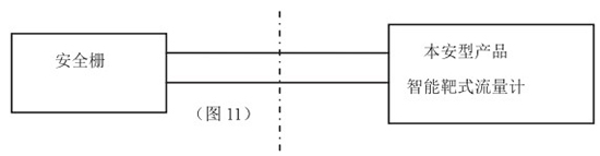 石蠟流量計本安系統(tǒng)接線圖